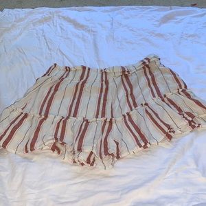 Striped Ruffle shorts